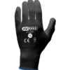 Gants microfibres noirs, T.10, 12 paires KS Tools | 310.0330