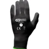 Gants microfibres noirs, T.7, 12 paires KS Tools | 310.0323