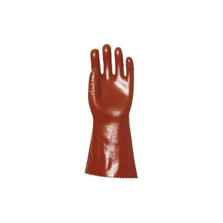Gants PVC rouge - Eurotechnique | 3634