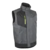 Gilet froid - AZUKI - Ripstop 100% PES enduit PVC + Doublure polaire 300g/m2 - Gris/Lime - COVERGUARD | 5AZU450