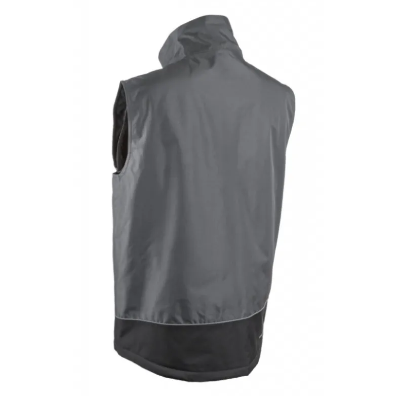 Gilet froid - AZUKI - Ripstop 100% PES enduit PVC + Doublure polaire 300g/m2 - Gris/Lime - COVERGUARD | 5AZU450