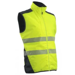 Gilet froid - YORU - Réversible Ripstop 100% PES + Bandes segmentées - Jaune HV/Marine - COVERGUARD | 5YOR160