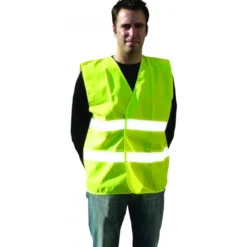 GILET JAUNE CLASSE 2 DOUBLE CEINTURE TALIAPLAST | 550553