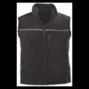 Gilet noir YANG REFLEX Softshell respirant, liseré réfléchissant - Coverguard | 5YAGB