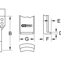 Griffe 270 mm KS Tools | 645.2462
