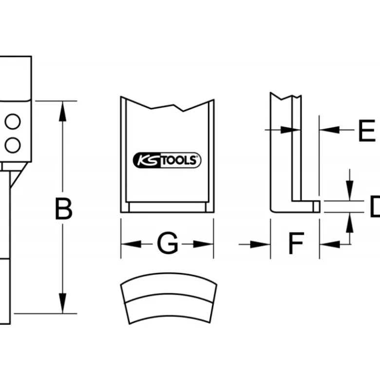 Griffe 270 mm KS Tools | 645.2462