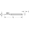 Jet extra-long en laiton, 10 mm - L.250 mm KSTools | 156.0631
