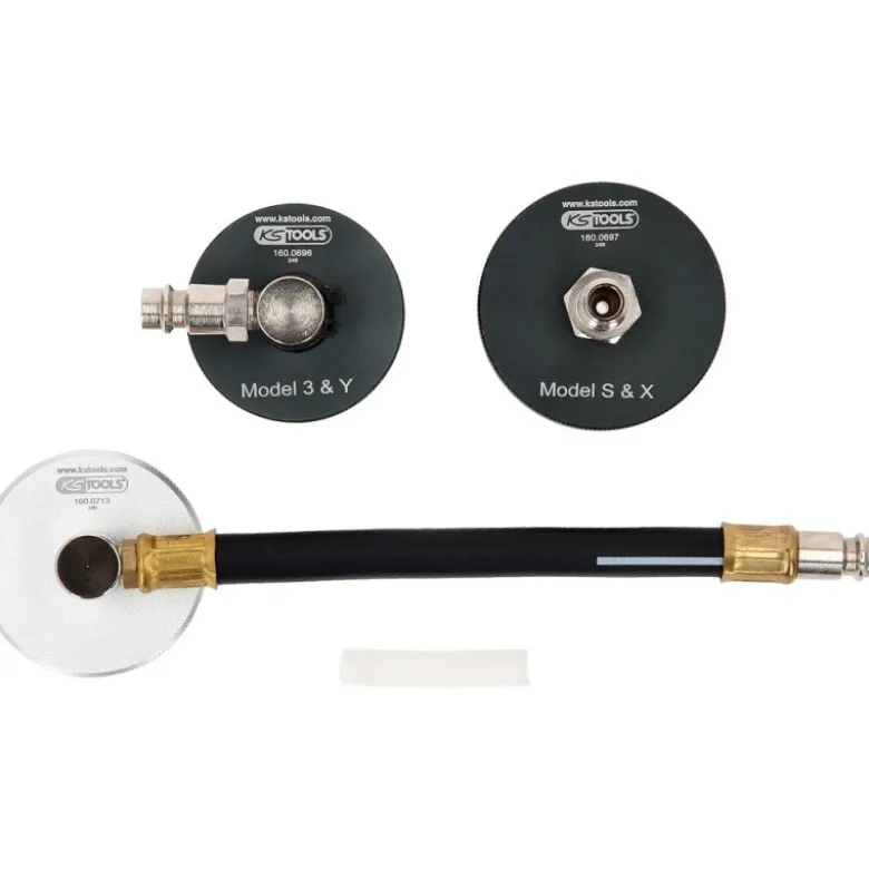 Jeu d’adaptateurs pour la purge des freins pour Tesla, 3 pcs - KSTools | 160.0695