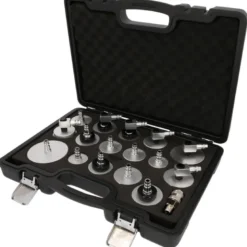 Jeu d’adaptateurs universels de manchon de purge pour la purge des freins, 17 pcs - KSTools | 160.0815