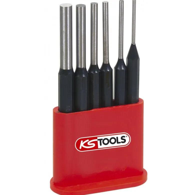 Jeu de chasses goupilles octogonale 3-4-5-6-8-10mm - KS Tools | 156.0200