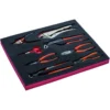 Jeu de ciseaux et de pinces, module mousse 2/3 Fit&Go - 8 pcs - Bahco | FF1F4002