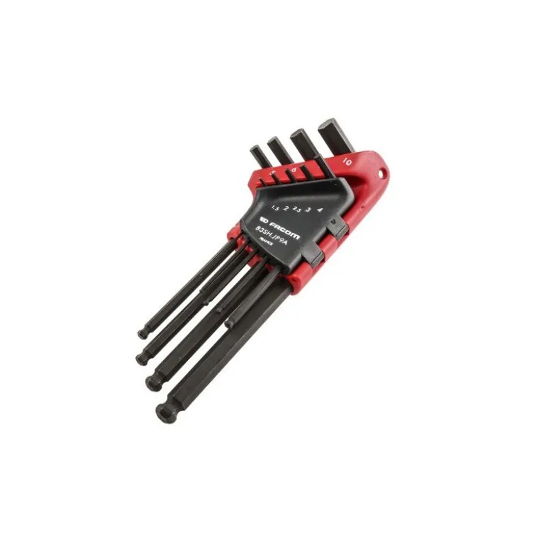 JEU DE 9 CLES MALES LONGUES 6 PANS - FACOM FRANCE | 83SH.JP9APF