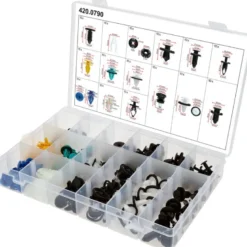 Jeu de clips de fixation - Tesla, 150 pcs - KSTools | 420.0790