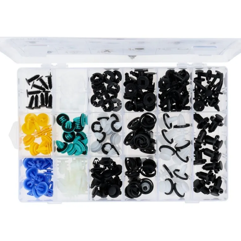 Jeu de clips de fixation - Tesla, 150 pcs - KSTools | 420.0790
