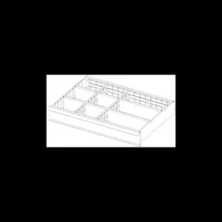 Jeu de 8 cloisons pour tiroir de 125mm Facom | 2930.C3