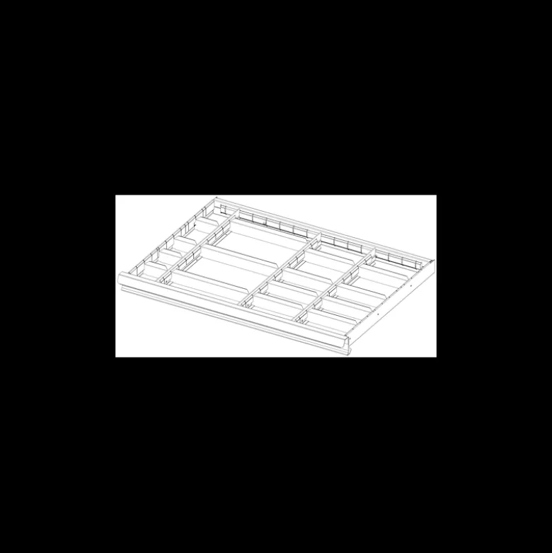 Jeu de 18 cloisons pour tiroirs de 50 et 75mm Facom | 2930.C1