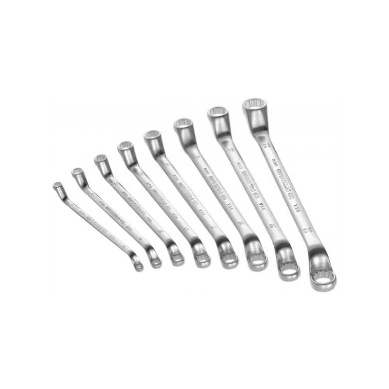 Jeu de Clé polygonale contrecoudées de 6x7mm à 20x22mm boîte Facom | 55A.JD8