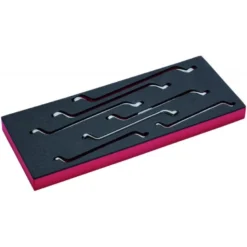 Jeu de clés contre-coudées polygonales doubles, module mousse 1/3 Fit&Go - 7 pcs - Bahco | FF1E3007
