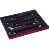 Jeu de clés mixtes à cliquet, module mousse 2/3 Fit&Go - 17 pcs - Bahco | FF1F3006