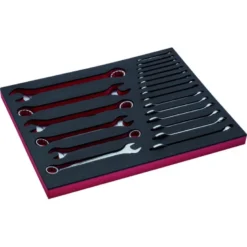 Jeu de clés mixtes, module mousse 3/3 Fit&Go - 21 pcs - Bahco | FF1A3001