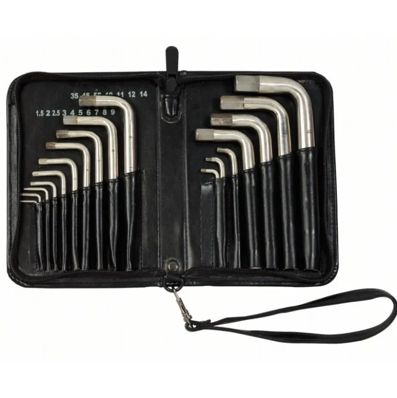 Jeu de clés mâles TITANplus 6 pans, 17 pièces KS Tools | 965.2004