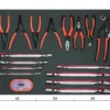 Jeu de clés/pinces mélangées, module mousse 3/3 Fit&Go - 46 pcs - Bahco | FF1A141