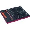 Jeu de clés/scies à métaux, module mousse 3/3 Fit&Go - 28 pcs - Bahco | FF1A65