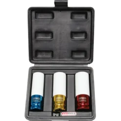 Jeu de 3 douilles à chocs Ø 17, 19, 21 mm, pour jantes aluminium - KS Tools | 515.1005