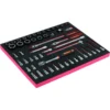 Jeu de douilles/embouts, module mousse 3/3 Fit&Go - 53 pcs - Bahco | FF1A130