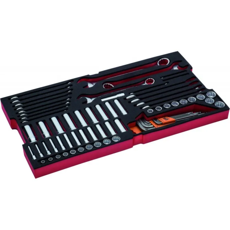 Jeu de douilles et clés, module mousse pour 4750RCHDW01 Caisse rigide à usage intensif - 69 pcs - Bahco | FF2B02