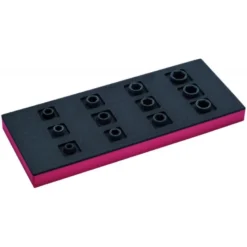 Jeu de douilles 1/2", module mousse 1/3 Fit&Go - 12 pcs - Bahco | FF1E2212