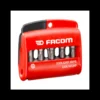 Jeu de 8 embouts OGV Grip Resistorx sur Etui T10, T15, T20, T25, T27, T30, T40 + porte-embout - FACOM | EXR.GRP.J8PB