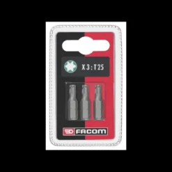 Jeu de 3 embouts vissage standard série 1 - Torx T30 Facom | EX130.J3