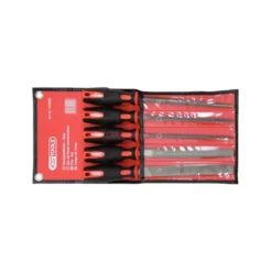 Jeu de limes emmanchées, 5 pcs, en trousse - KS Tools | 140.3000