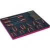 Jeu de limes/pinces/pointeaux, module mousse 3/3 Fit&Go - 23 pcs - Bahco | FF1A51