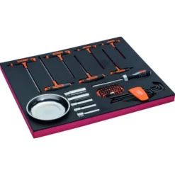 Jeu de tournevis avec manche en T, 3/3 Fit&Go - 54 pcs - Bahco | FF1A1010