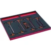 Jeu de tournevis avec manche en T + clés mâles, module mousse 3/3 Fit&Go - 19 pcs - Bahco | FF1A1004