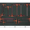 Jeu de tournevis avec manche en T pour vis 6 pans/TORX, 3/3 Fit&Go - 12 pcs - Bahco | FF1A1011