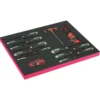 Jeu de tournevis/embouts/douilles, module mousse 3/3 Fit&Go - 54 pcs - Bahco | FF1A40