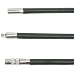 Jeu de 3 tournevis flexibles 500 mm, porte douilles,embouts, TV 7, 9pcs - KS Tools | 911.1180