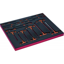 Jeu de tournevis, module mousse 3/3 Fit&Go - 17 pcs - Bahco | FF1A133