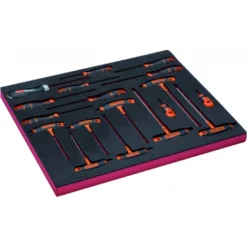 Jeu de tournevis, module mousse 3/3 Fit&Go - 18 pcs - Bahco | FF1A139