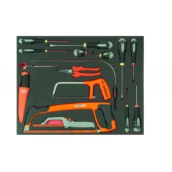 Jeu de tournevis/outils de coupe, module mousse 3/3 Fit&Go - 16 pcs - Bahco | FF1A5023