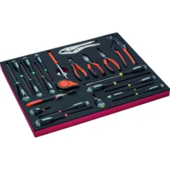Jeu de tournevis/pinces, module mousse 3/3 Fit&Go - 23 pcs - Bahco | FF1A06
