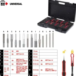 Jeu d'extracteurs de cosses pour PL, 14 pcs - KSTools | 150.1215