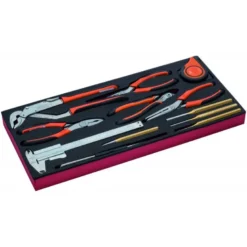 Jeu d’outils échelle métrique, module mousse pour caisses à outils 1483K & 1483KHD - 12 pcs - Bahco | FF3A11