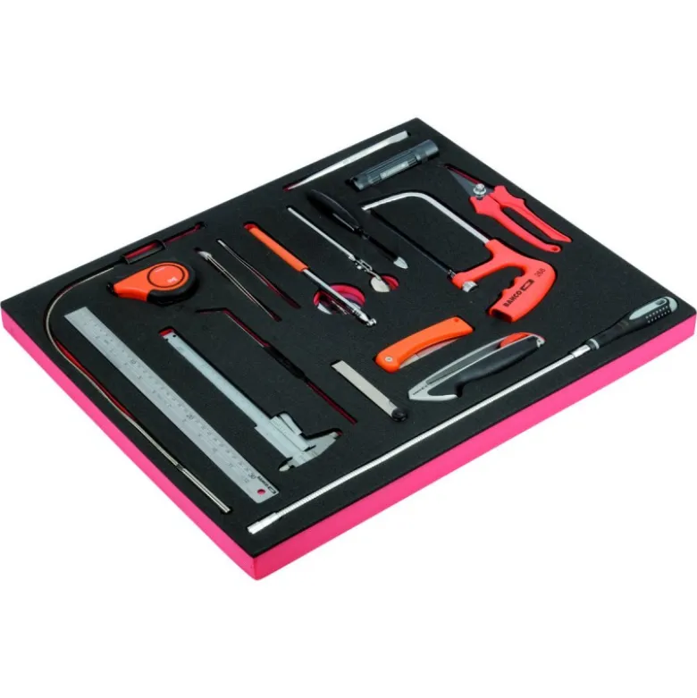 Jeu d'outils divers, module mousse 3/3 Fit&Go - 18 pcs - Bahco | FF1A16