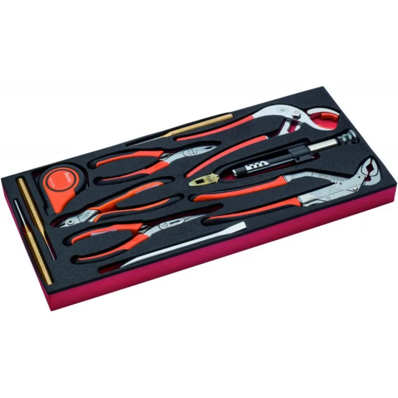Jeu d’outils en pouces, module mousse pour nos caisses à outils métalliques 1483K & 1483KHD - 11 pcs - Bahco | FF3A07