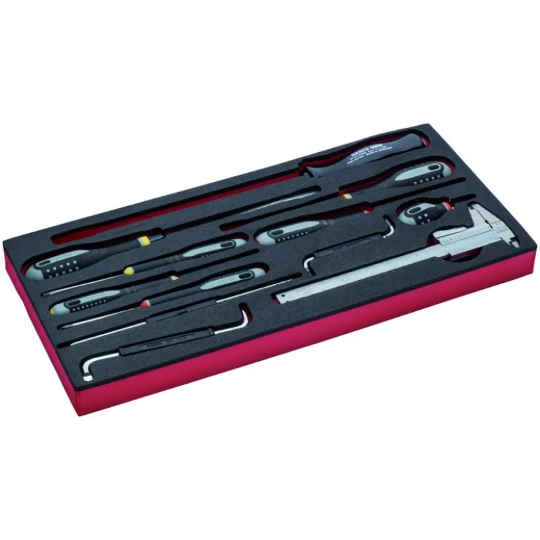 Jeu d’outils en pouces, module mousse pour nos caisses à outils métalliques 1483K & 1483KHD - 13 pcs - Bahco | FF3A02