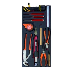 Jeu d’outils en pouces, module mousse pour caisses à outils 1483K & 1483KHD - 12 pcs - Bahco | FF3A16
